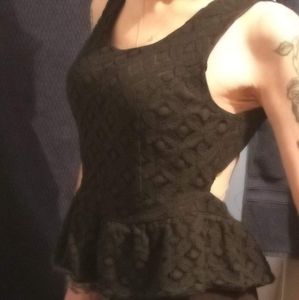 Love Culture Black lacy tank shirt